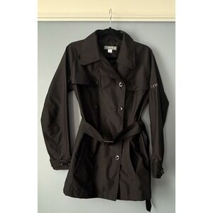 NWOT Cutter &‎ Buck Belted Raincoat Trench Coat Weathertech Size Small